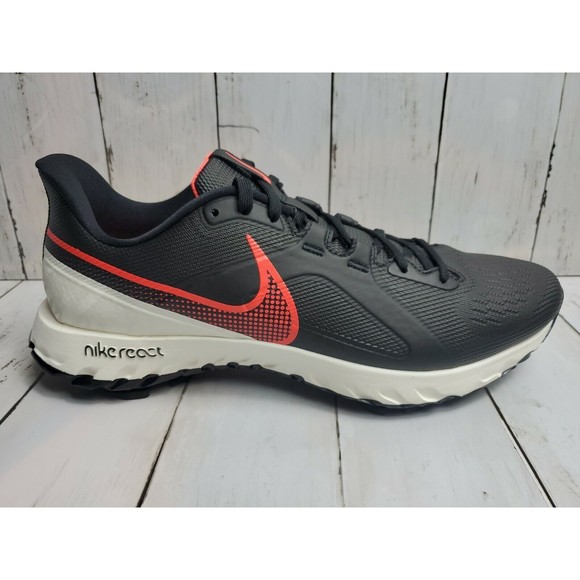 Nike React Infinity Pro Golf Shoes Men's Size 9 Black Crimson Red CT6620-002 - Picture 2 of 11
